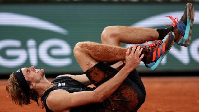 Zverev injury