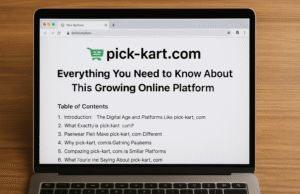 Pick-Kart .com Guide – Explore Online Shopping, Deals & Trends Pick-kart .com